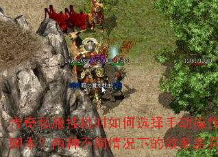 传奇私服挂机时如何选择手动操作与自动脚本?两种不同情况下的效率差异大吗? 传奇私服挂机时如何选择手动操作与自动脚本?两种不同情况下的效率差异大吗?