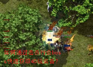 如何通过击杀行会boss快速获取45级装备? 如何通过击杀行会boss快速获取45级装备?