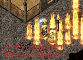 大神分享:高级战士PK有哪些不为人知的制胜技巧? 大神分享:高级战士PK有哪些不为人知的制胜技巧?