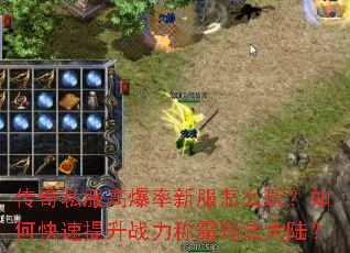 传奇私服高爆率新服怎么玩?如何快速提升战力称霸玛法大陆? 传奇私服高爆率新服怎么玩?如何快速提升战力称霸玛法大陆?