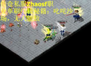传奇私服Zhaosf职业单刷终极秘籍：叱咤沙场，无人能敌