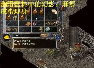 幽暗密林中的幻影：麻痹戒指现身