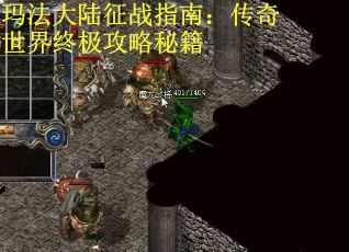 玛法大陆征战指南：传奇世界终极攻略秘籍
