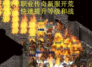 无赦单职业传奇新服开荒攻略：快速提升等级和战力