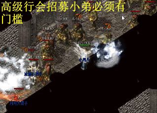高级行会招募小弟必须有门槛