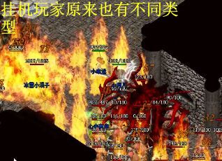 挂机玩家原来也有不同类型