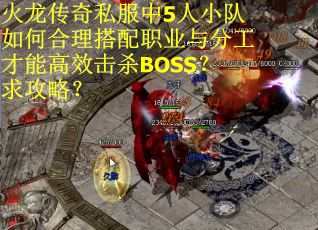 火龙传奇私服中5人小队如何合理搭配职业与分工才能高效击杀BOSS？求攻略？