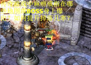 传奇游戏中麻痹戒指在哪些地图或BOSS身上爆出？如何提升掉落几率？