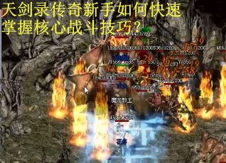 天剑录传奇新手如何快速掌握核心战斗技巧？