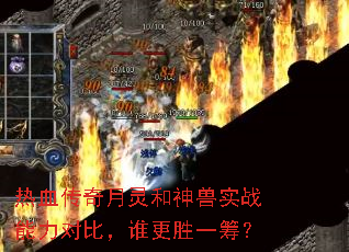 热血传奇月灵和神兽实战能力对比,谁更胜一筹? 热血传奇月灵和神兽实战能力对比,谁更胜一筹?