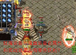 虹魔装备与魔血装备在属性和实战效果上有哪些区别? 虹魔装备与魔血装备在属性和实战效果上有哪些区别?