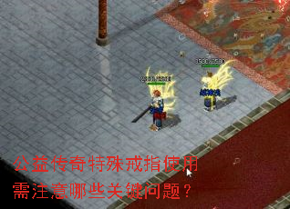 公益传奇特殊戒指使用需注意哪些关键问题? 公益传奇特殊戒指使用需注意哪些关键问题?