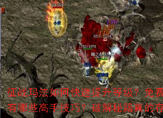 征战玛法如何快速提升等级?免费传奇私服有哪些高手技巧?破解秘籍真的存在吗? 征战玛法如何快速提升等级?免费传奇私服有哪些高手技巧?破解秘籍真的存在吗?