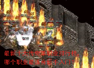 最新十大传奇单职业排行榜,哪个职业最适合新手入门? 最新十大传奇单职业排行榜,哪个职业最适合新手入门?