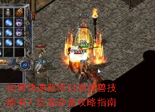如何快速获得召唤神兽技能书?玩家必备攻略指南 如何快速获得召唤神兽技能书?玩家必备攻略指南