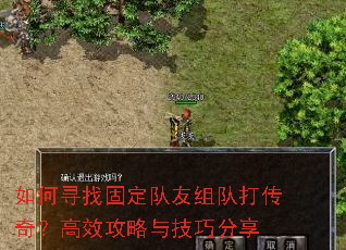 如何寻找固定队友组队打传奇?高效攻略与技巧分享 如何寻找固定队友组队打传奇?高效攻略与技巧分享